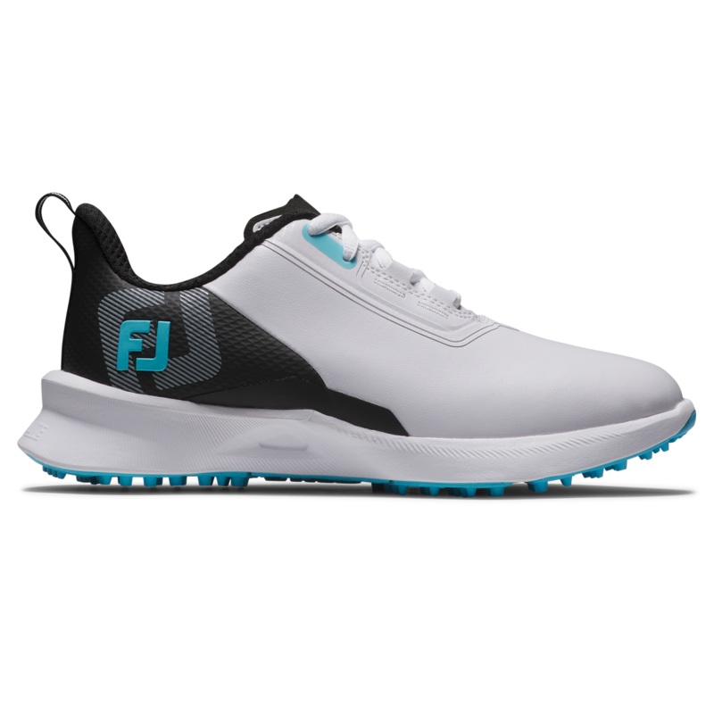 FootJoy Fuel Junior Shoes – White/Black/Blue