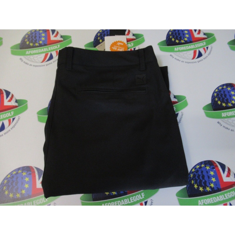 Puma Dealer Tailored Golf Trousers Puma Black Waist 38 X Leg 32