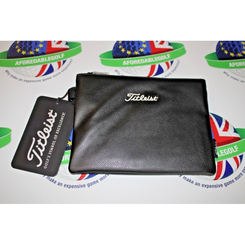 Titleist Professional  black zipped pouch
