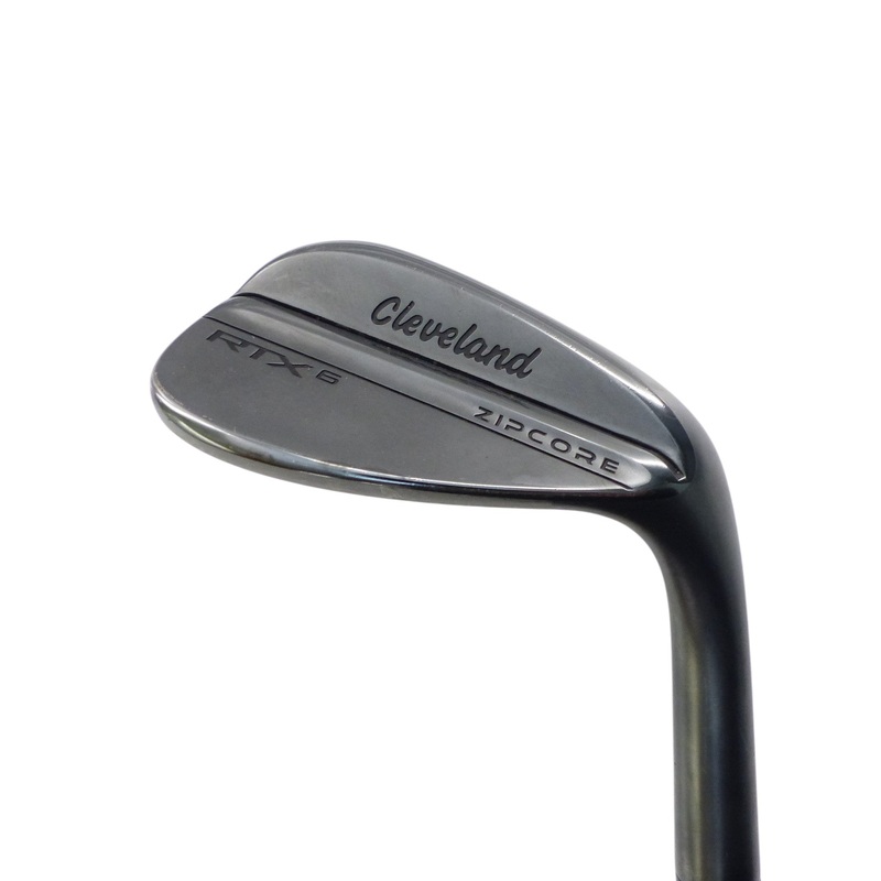 Cleveland: RTX 6 Zipcore Black Satin 60 Wedge Steel Wedge Right Hand