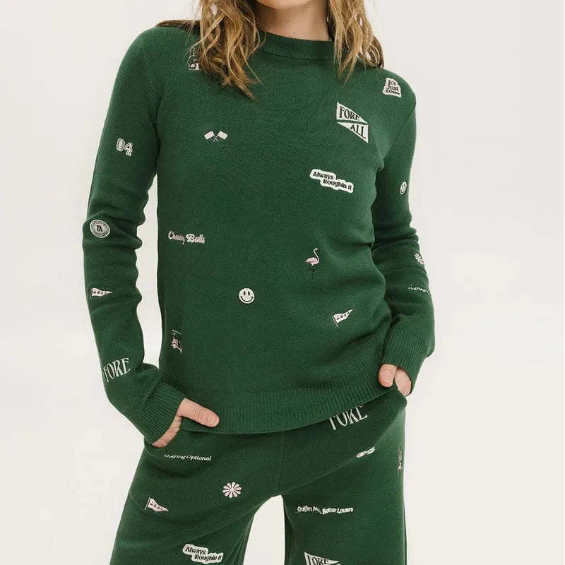 Fore All Dorothy Sweater – Green Icon