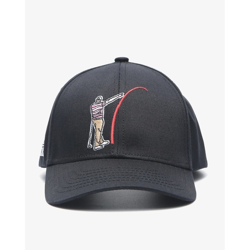 Mad Slicer Black SnapBack Golf Hat – Curved Brim