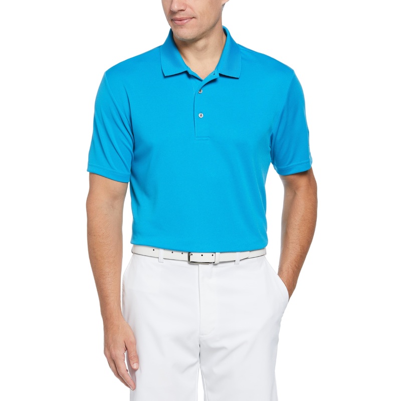 Men’s AirFlux Mesh Golf Polo|Hawaiian Surf|S|M|L|XL|XXL|XXXL