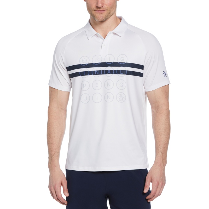 Men’s Color Block Logo Performance Polo