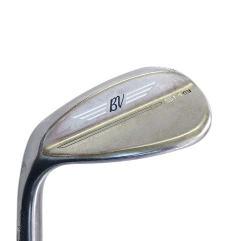 Titleist: Vokey SM9 Brushed Steel 56 Wedge M-Grind Steel Wedge Left Hand