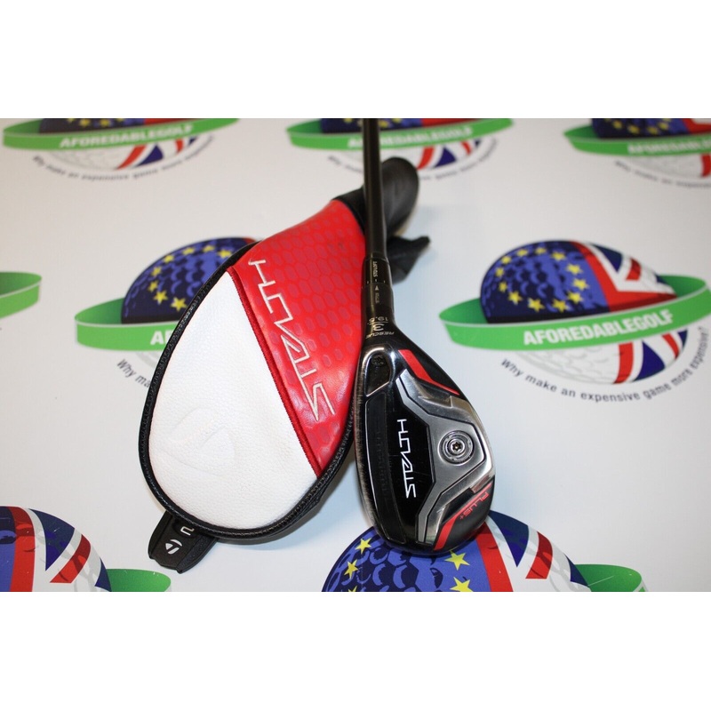 Used Taylormade Stealth Plus + 19.5 Degree #3 Hybrid Aldila Tour Hy 95G Tx Flex