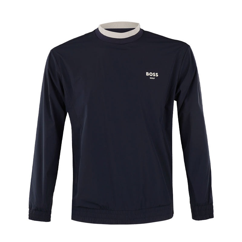 BOSS GOLF R-Neck Men’s Pullover Jacket (Navy)