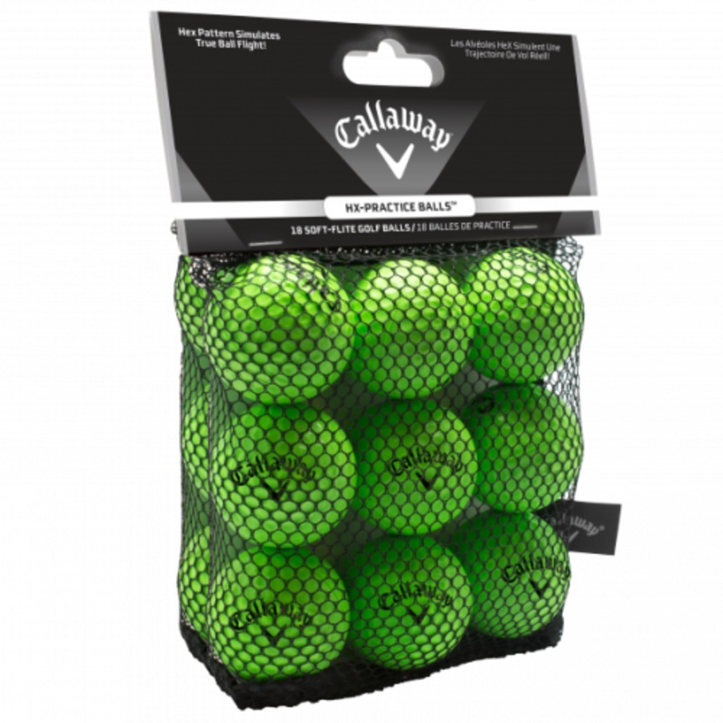 Callaway SF HX Practice Balls – Green 9 Pack