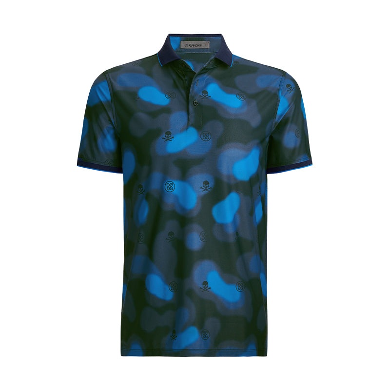 GFORE Blur Icon Camo Tech Piqu Men’s Polo (Twilight)