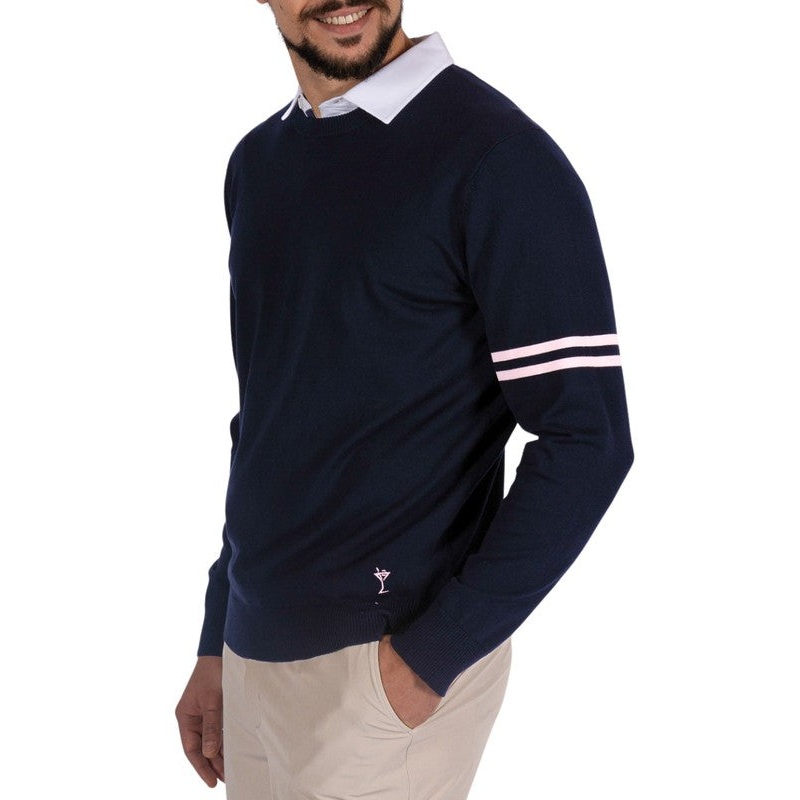 Golftini Men’s Crewneck Sweater – Navy