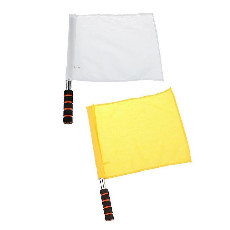 Lot 2 Sports Football Soccer Hockey Rugby Linesman Referee Flags Equipment