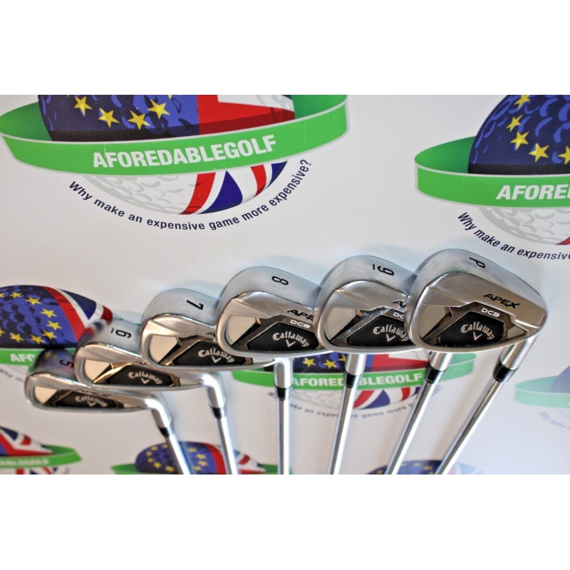 Used Callaway Apex Dcb Forged Iron Set 5-Pw Elevate Mph 85G Steel Regular Flex