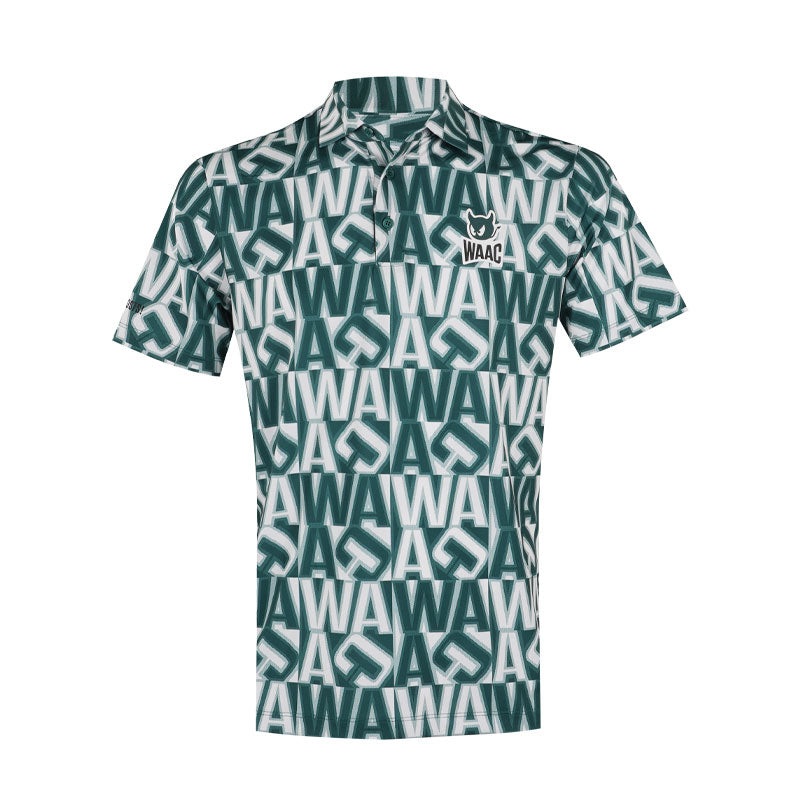 WAAC Athletic Squared WAAC Men’s Polo (Green)