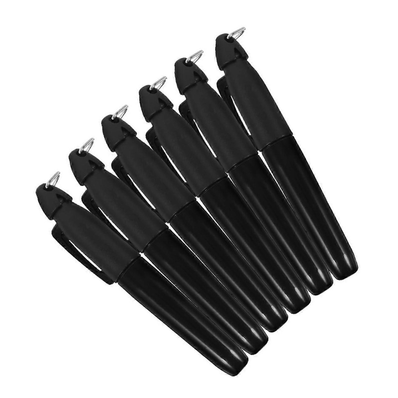 6 Pieces Golf Liner Line Markers, Golf Ball Marking Pens, Golf Ball Drawing Markers, Drawing Marking Tools, Golf Ball Marking Pens, Black