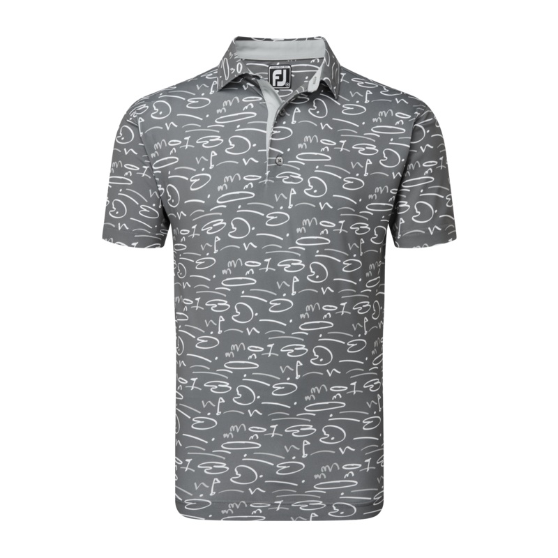 FJ Golf Course Doodle Shirt – Gravel