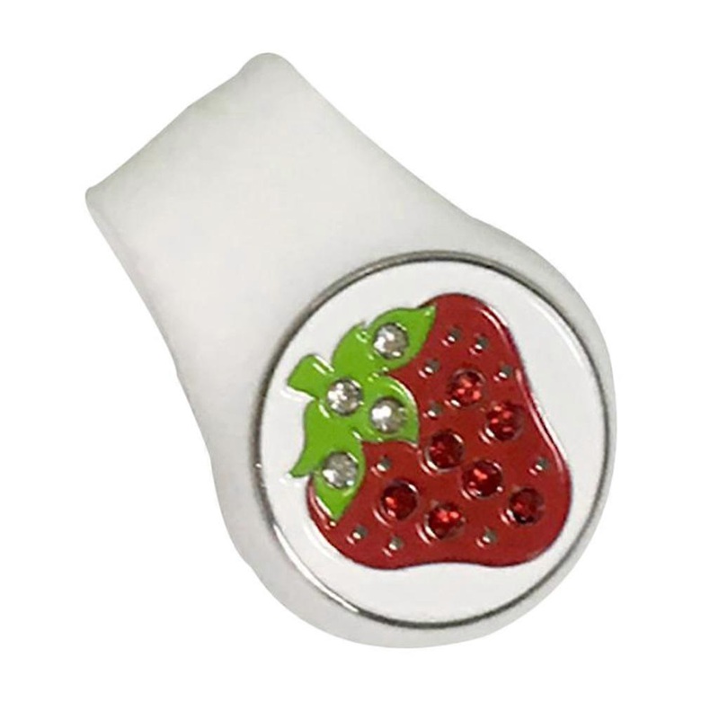Magnetic Golf Hat Clip with Bling Golf Ball Marker for Kids Women Girls Gift for