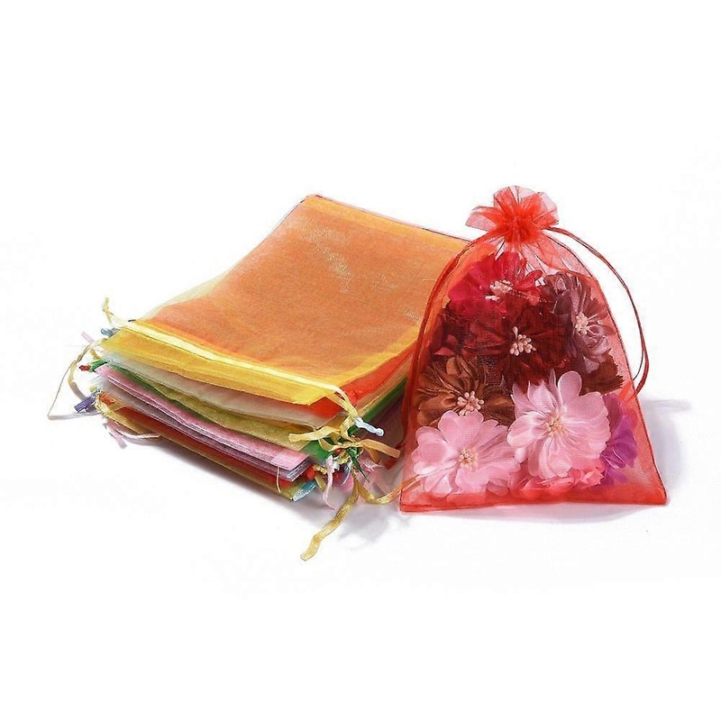 Organza Bags Rectangle Mixed Color 18x13cm