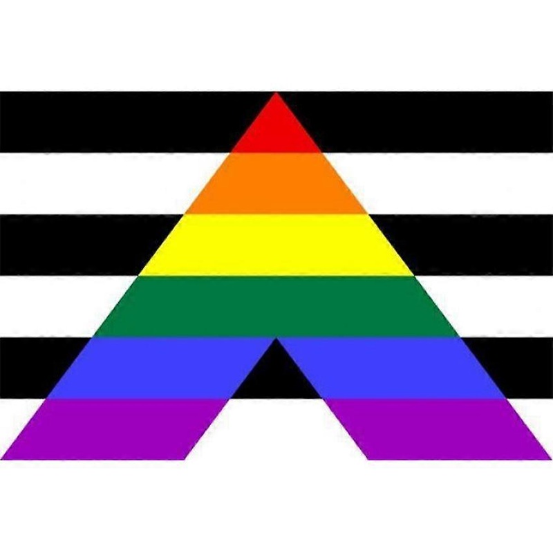 Straight Ally Flag Home House Garden Yard Decor 3 X 5 Ft Large Huge Banner Party Outdoor Indoor Vivid Color Decoration