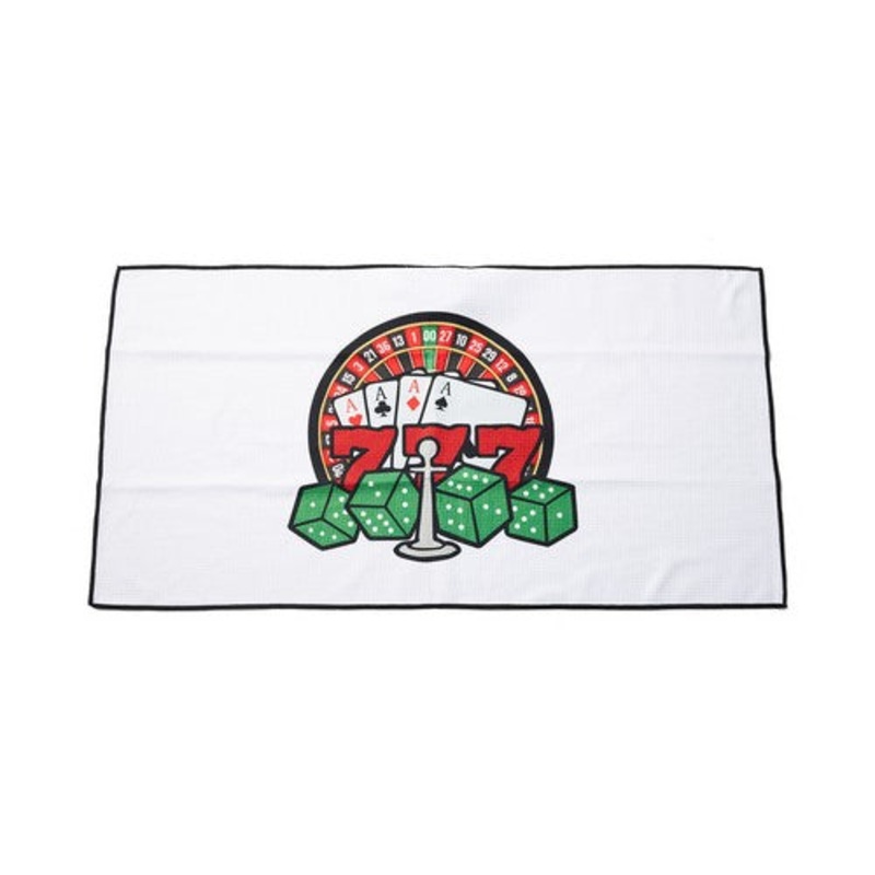 CMC Gambling Microfibre Players Towel – White