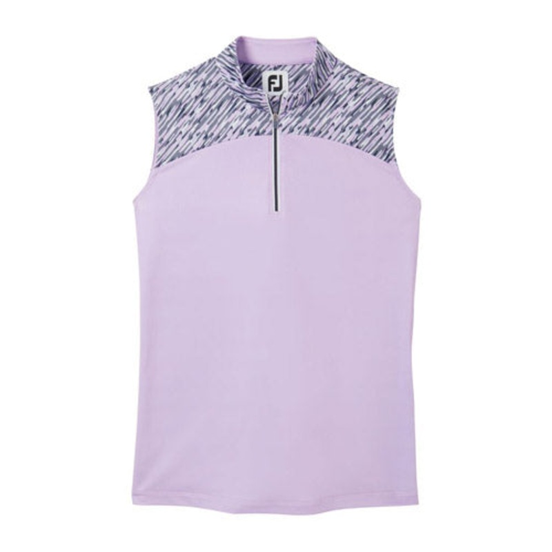 FootJoy Women’s Sleeveless Block Top – Purple