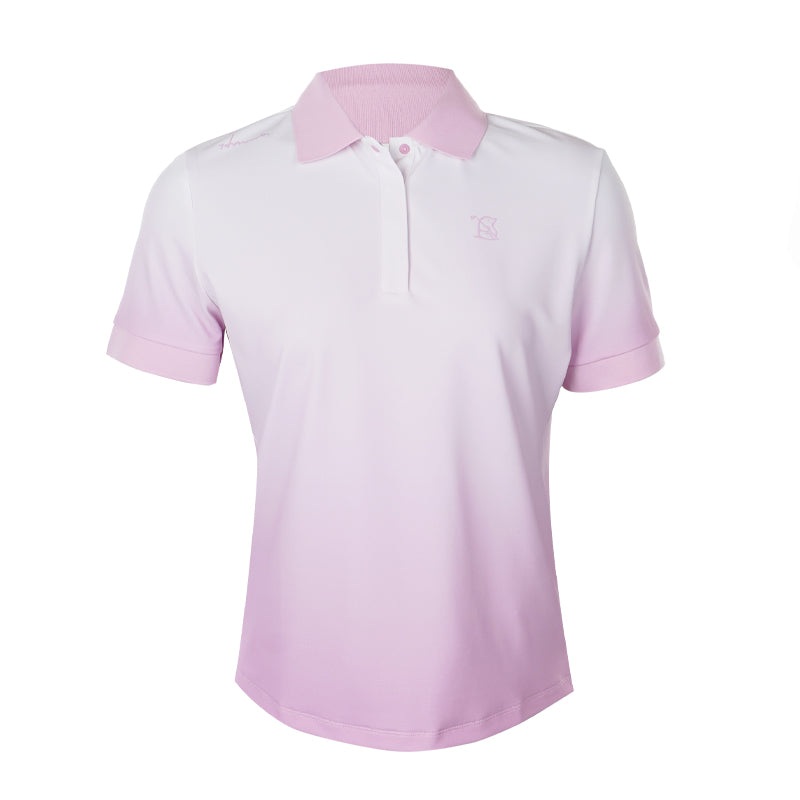 HONMA Hype Golf Women’s Polo (White/Pink)