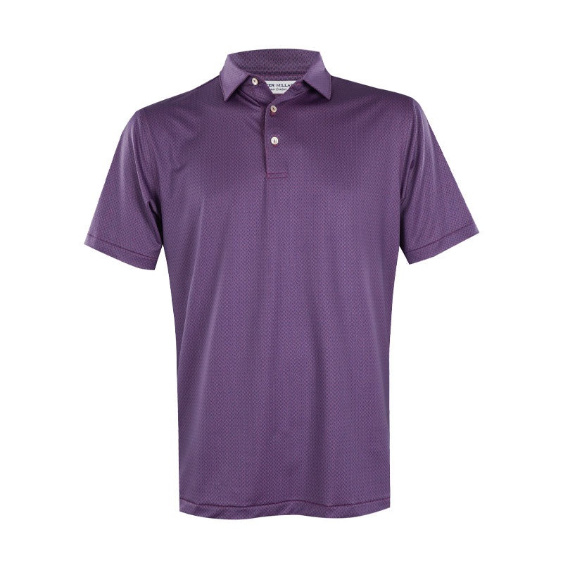 PETER MILLAR Abbott Men’s Performance Jersey Polo (Rosewood)