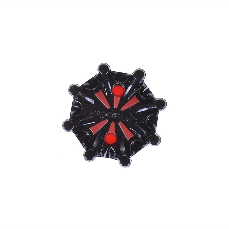 SOFTSPIKES Pulsar Small Metal Spikes (Rlack/Red)