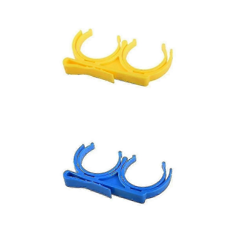 2-Pack Golf Ball Holder Clips for Golf Clubs in Blue & Yellow – Secure & Convenient Accessory