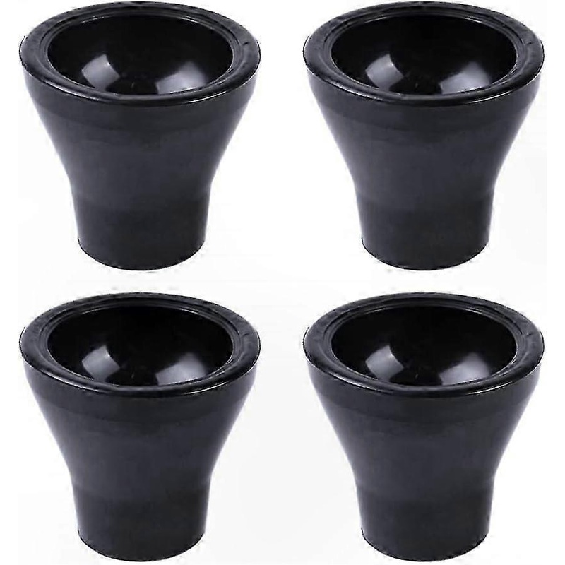 4-Pack Golf Ball Suction Cup Grips, Rubber Black Suction Cups for Golf Balls, Durable Golf Accessories