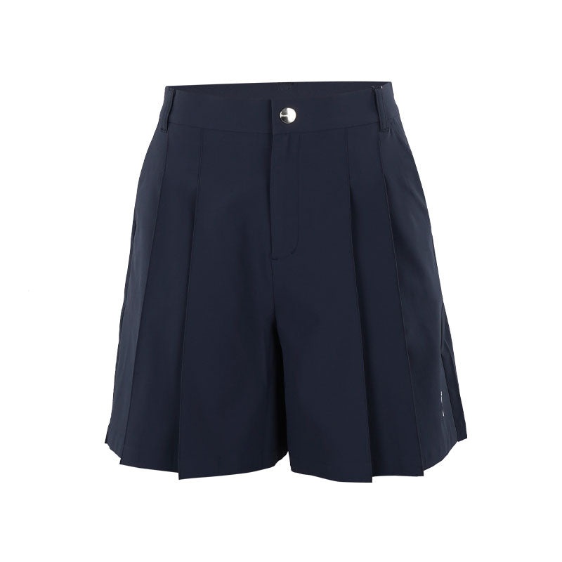 LE COQ SPORTIF GOLF Women’s Pleated Shorts (Navy)