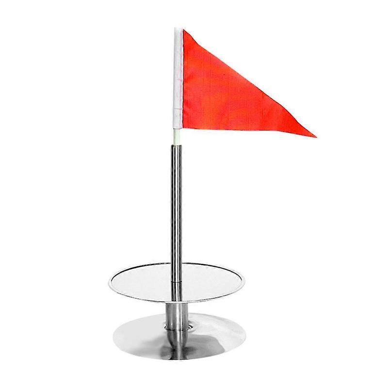 Portable Stainless Golf Training Cups with Flags for Competition and Practice