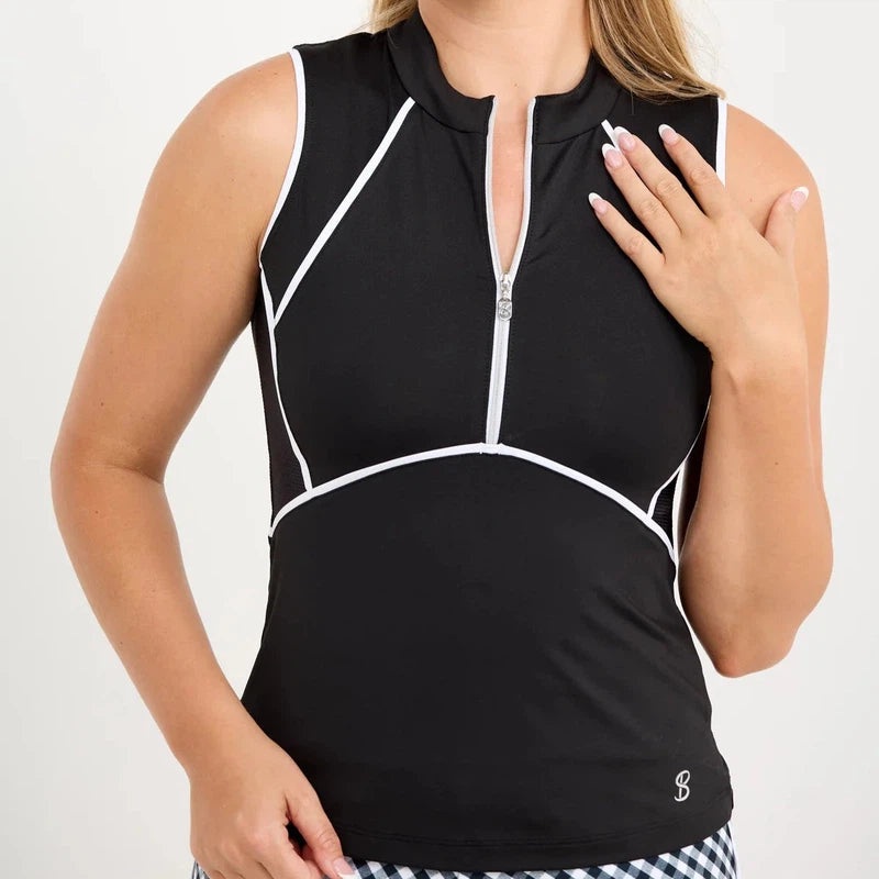 Sofibella Monochrome S/L Mock – Black