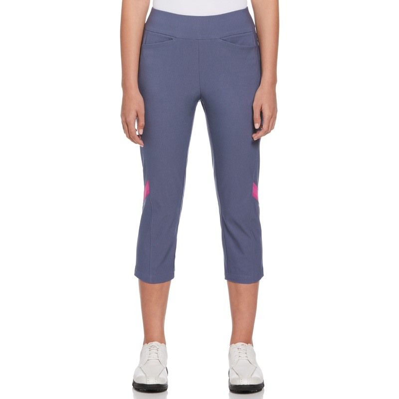Women’s Pull-On Color Block Golf Capri