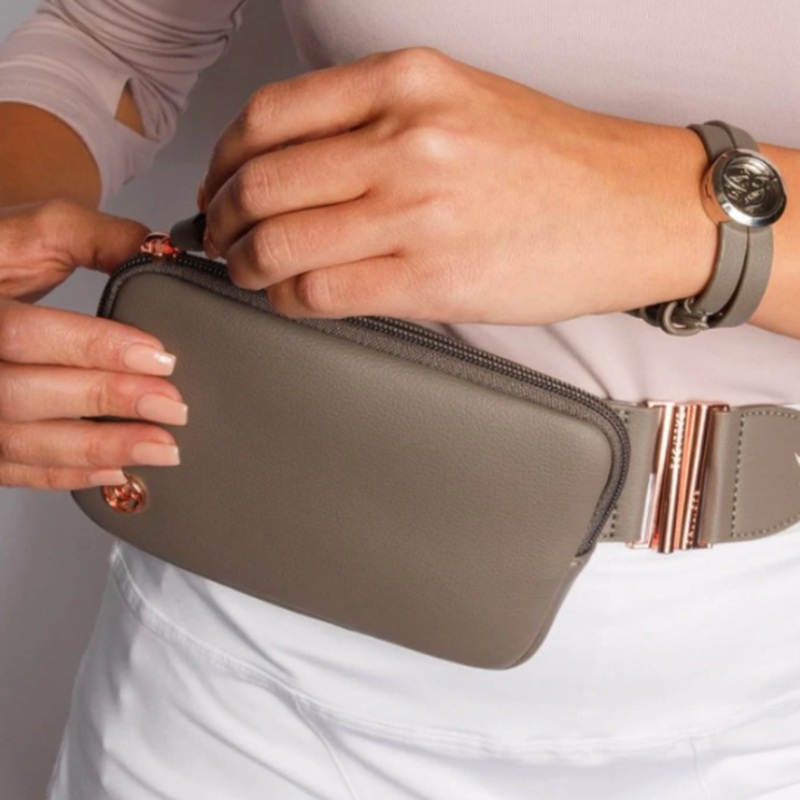 Calliope Moneypenny Belt Bag – Grey/Rose