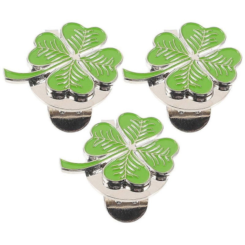 Golf Marker Hat Clip Polishing Technology Durable Material For Golf Cart Hat Metal Hat Clip 3Pcs