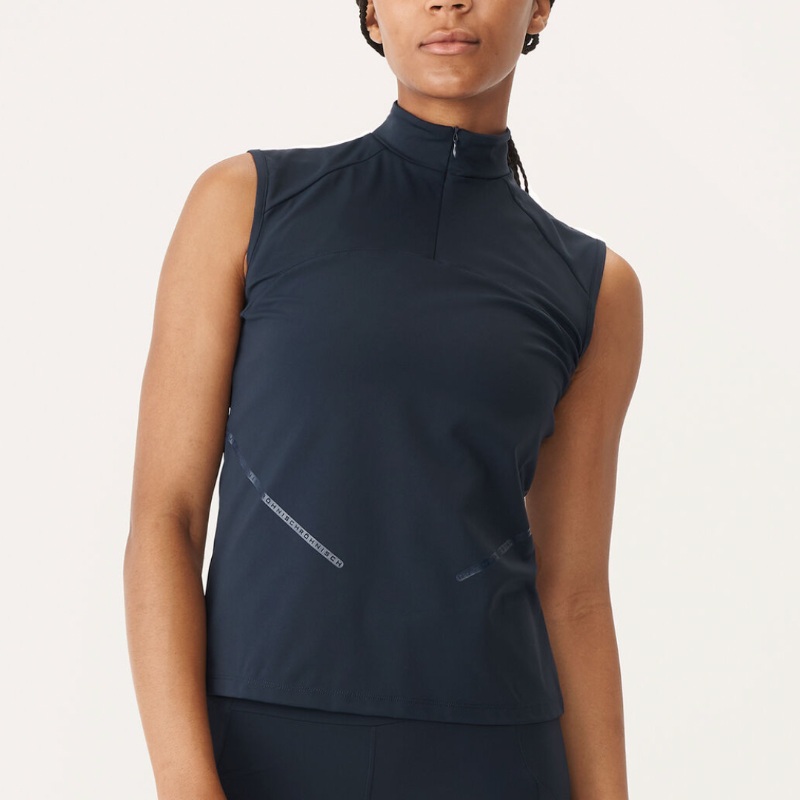 Rohnisch Sculpture S/L Top – Navy