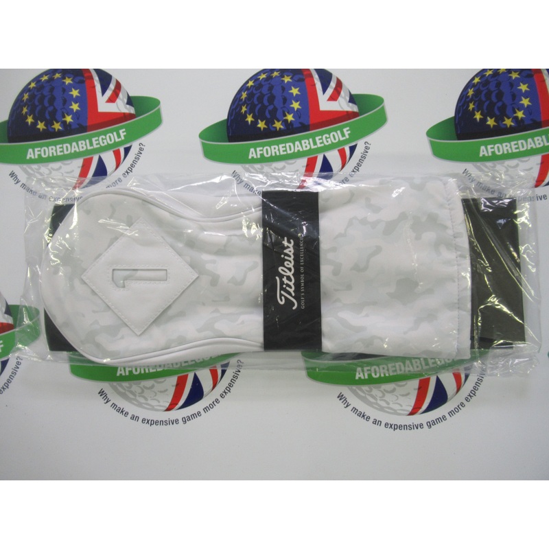 Titleist Limited Edition White Camo Leather Driver Head Cover