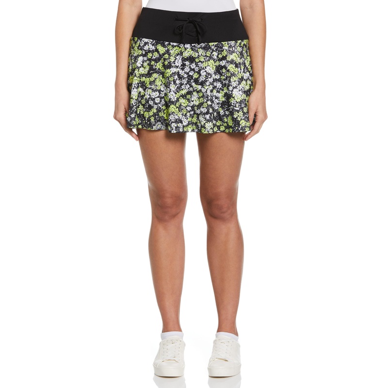 Women’s Floral Printed Flounce Skort with Tie Up Detail
