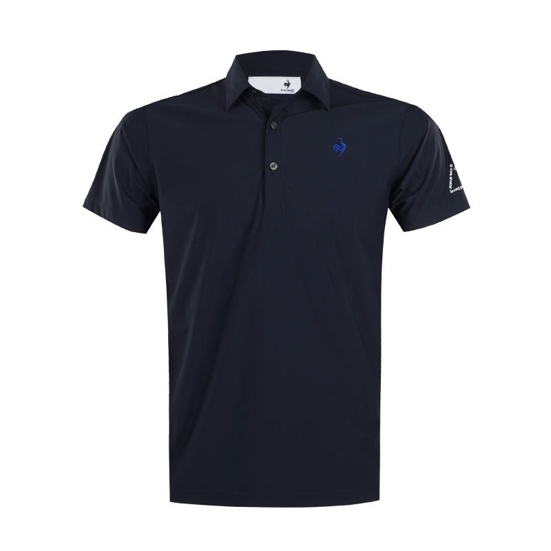 LE COQ SPORTIF GOLF Nylon Stretch Men’s Polo (Navy)