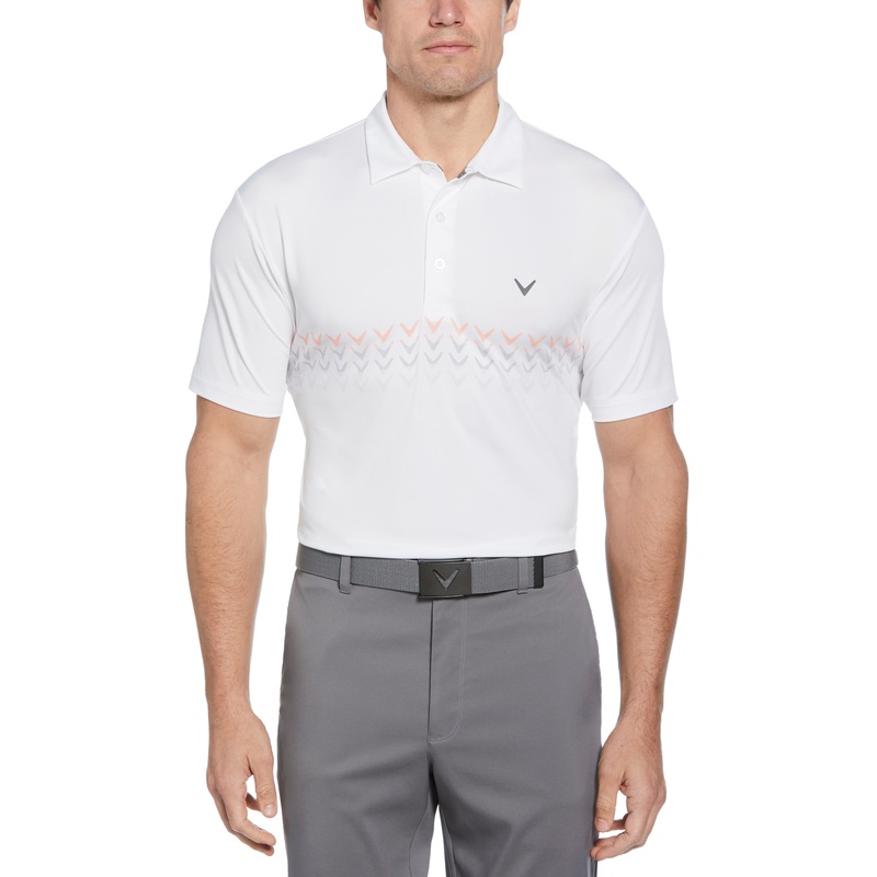 Men’s Engineered Energy Block Print Golf Polo