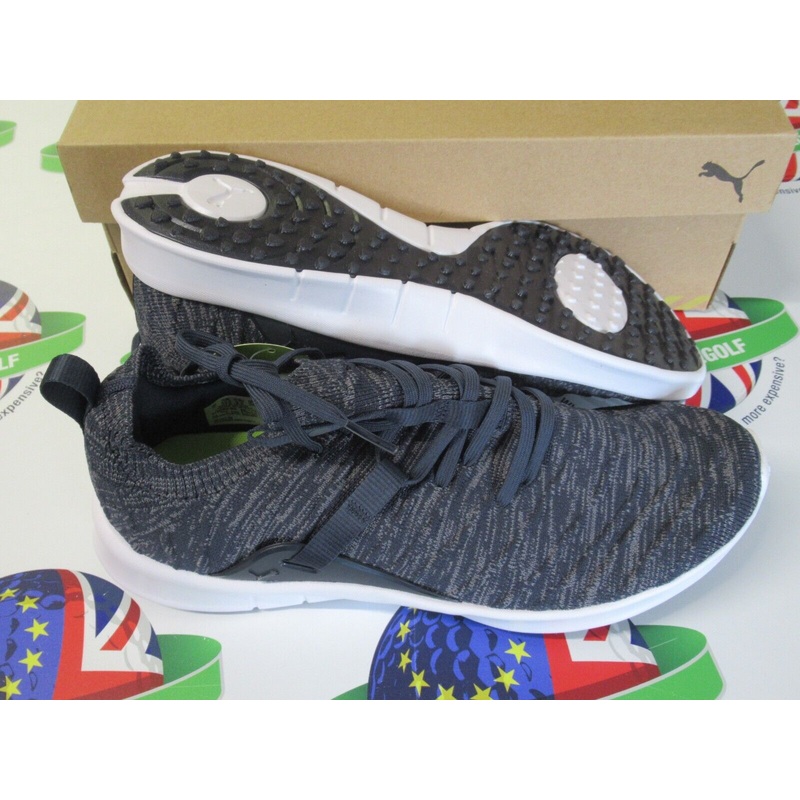 Puma Ladies Laguna Fusion Knit Golf Shoes Navy Blazer-Quiet Shade UK Size 5