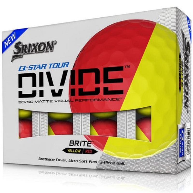 Srixon Q-Star Tour 5 DIVIDE Ball – Red
