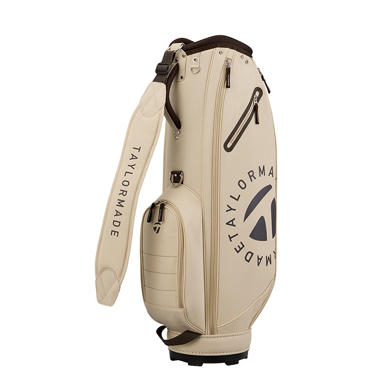 TAYLORMADE 8.5 Circle T Cart Bag (Beige)