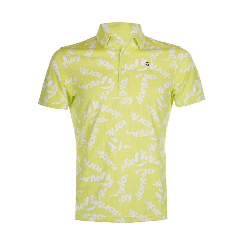 TAYLORMADE Graphic Men’s Polo (Lemon)