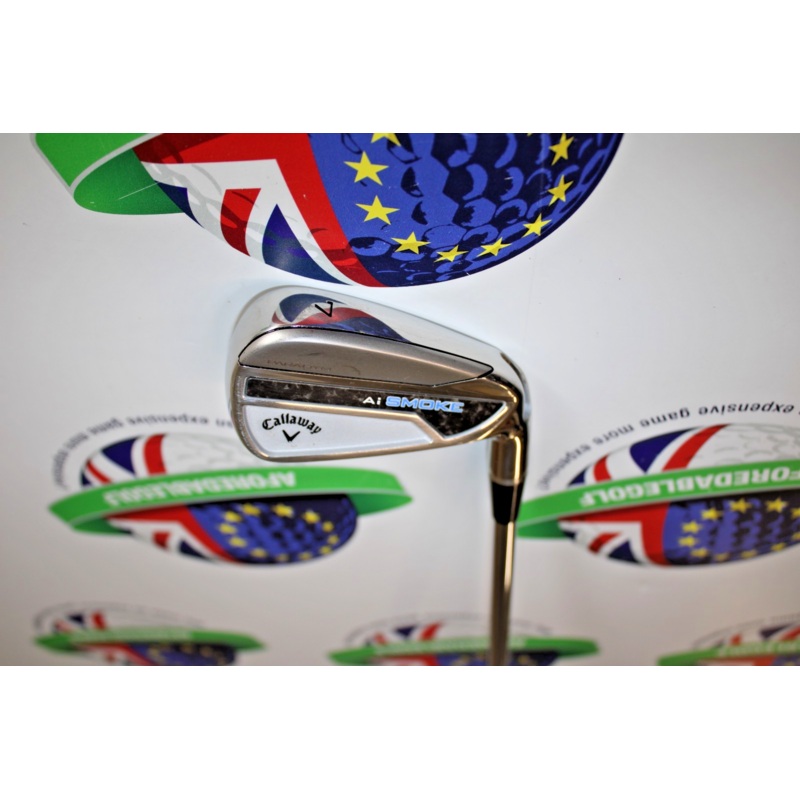 Used Callaway Paradym AI Smoke demo 7 iron TT Elevate MPH 95g steel regular flex