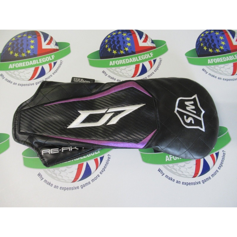 Used Wilson Staff D7 Black/Purple Driver Head Cover