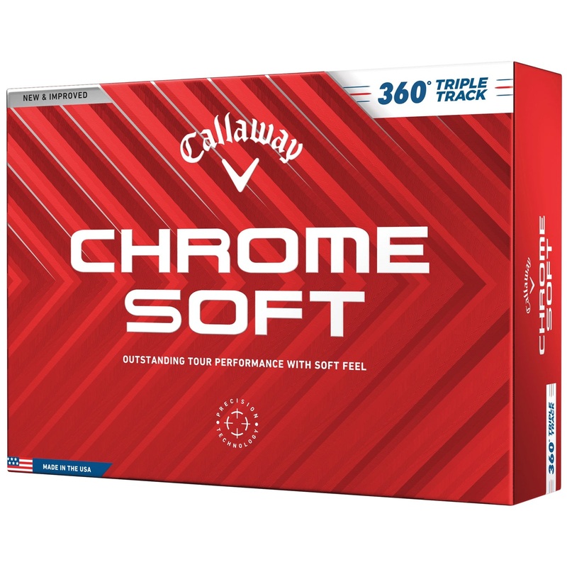 Callaway Chrome Soft 360 Triple Track 1 Doz – White