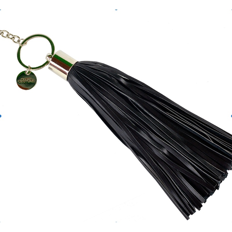 Court Couture Tassel|Black|White