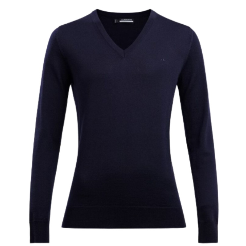 JL Golf Amaya V-Neck Sweater – Navy