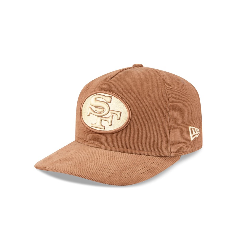 San Francisco 49ers Nostalgic Brown Corduroy 19TWENTY Adjustable Hat